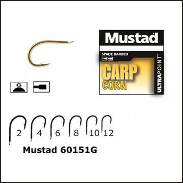 Carlig Mustad Carp Corn - nr.8, auriu - Pret | Preturi Carlig Mustad Carp Corn - nr.8, auriu