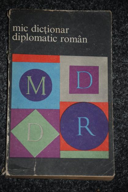 MIC DICTIONAR DIPLOMATIC ROMAN - Pret | Preturi MIC DICTIONAR DIPLOMATIC ROMAN