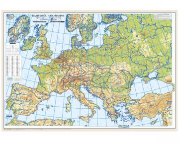 Europa - Harta fizica 70x50 [HP16L] - Pret | Preturi Europa - Harta fizica 70x50 [HP16L]