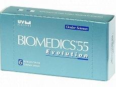 Biomedics 55 Evolution (6 lentile) - Pret | Preturi Biomedics 55 Evolution (6 lentile)