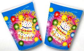 10 Pahare 200cc carton HAPPY BIRTHDAY CAKE - Pret | Preturi 10 Pahare 200cc carton HAPPY BIRTHDAY CAKE