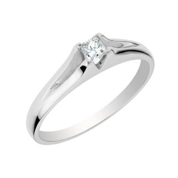 Inel de logodna solitaire cu diamant - Pret | Preturi Inel de logodna solitaire cu diamant