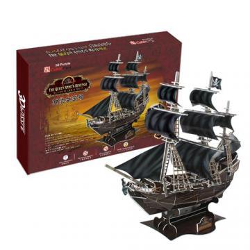 CubicFun - Puzzle 3D The Queen Anne s Revenge - Pret | Preturi CubicFun - Puzzle 3D The Queen Anne s Revenge