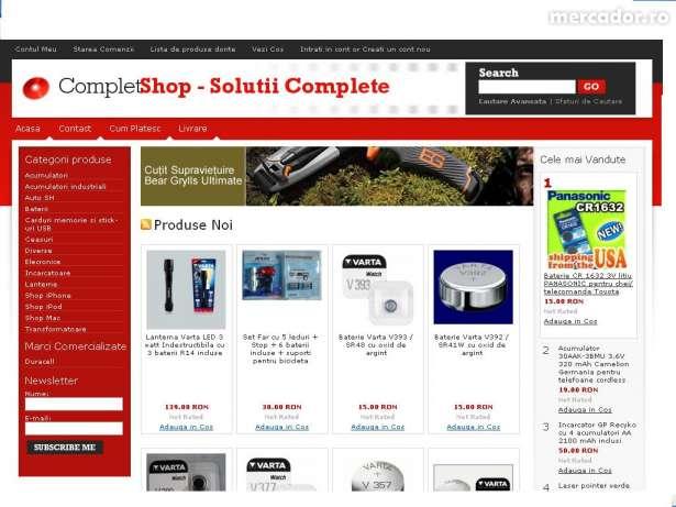 COMPLETSHOP vinde baterii acumulatori lanterne carduri Varta Duracell panasonic GPbatterie - Pret | Preturi COMPLETSHOP vinde baterii acumulatori lanterne carduri Varta Duracell panasonic GPbatterie