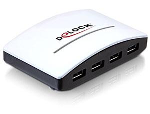 HUB USB 3.0 4 porturi, cu alimentare, Delock 61762 - Pret | Preturi HUB USB 3.0 4 porturi, cu alimentare, Delock 61762