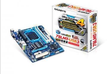 PLACA DE BAZA GIGABYTE MB AMD 760G, 78LMT-USB3 - Pret | Preturi PLACA DE BAZA GIGABYTE MB AMD 760G, 78LMT-USB3