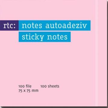 Notite autoadezive RTC, 76 x 75 mm, 100 file/bucata, roz pastel - Pret | Preturi Notite autoadezive RTC, 76 x 75 mm, 100 file/bucata, roz pastel