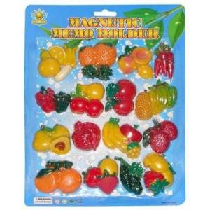 Set magneti de frigider fructe si legume - Pret | Preturi Set magneti de frigider fructe si legume