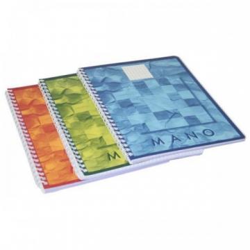 Caiet cu spirala A5, 50 file - 90g/mp, AURORA Mano - matematica - Pret | Preturi Caiet cu spirala A5, 50 file - 90g/mp, AURORA Mano - matematica