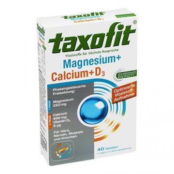 Taxofit Magneziu + Calciu + Vitamina D3 *40 comprimate - Pret | Preturi Taxofit Magneziu + Calciu + Vitamina D3 *40 comprimate