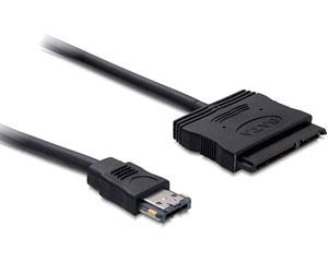 Cablu eSATAp 12V la SATA 22 pini 2.5-3.5 inch HDD, 1M, Delock 84403 - Pret | Preturi Cablu eSATAp 12V la SATA 22 pini 2.5-3.5 inch HDD, 1M, Delock 84403