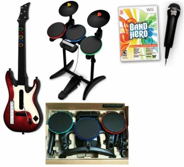 Consola Nintendo Wii + Band Hero Super Bundle - Pret | Preturi Consola Nintendo Wii + Band Hero Super Bundle