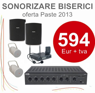 Oferta sonorizare biserici- kit complet - Pret | Preturi Oferta sonorizare biserici- kit complet