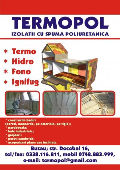 izolatii spuma poliuretanica - Pret | Preturi izolatii spuma poliuretanica