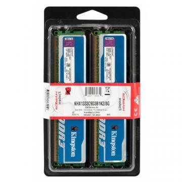 KINGSTON DDR III 8GB, 1333MHz, CL9, Dual Channel Kit 2 module 4GB, Kingston HyperX BLU - calitate ex - Pret | Preturi KINGSTON DDR III 8GB, 1333MHz, CL9, Dual Channel Kit 2 module 4GB, Kingston HyperX BLU - calitate ex