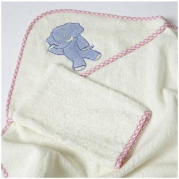 Prosop Cuddle Robe &amp; Mitt Roz Tippitoes - Pret | Preturi Prosop Cuddle Robe &amp; Mitt Roz Tippitoes