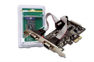 Placa PCI Express 2 X Serial, 1 X Paralel, DS-30040 - Pret | Preturi Placa PCI Express 2 X Serial, 1 X Paralel, DS-30040