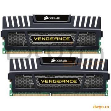 Corsair DDR3 16GB 1600MHz, KIT 2x8GB, CL10, radiator Vengeance, dual channel, 1.5V - Pret | Preturi Corsair DDR3 16GB 1600MHz, KIT 2x8GB, CL10, radiator Vengeance, dual channel, 1.5V