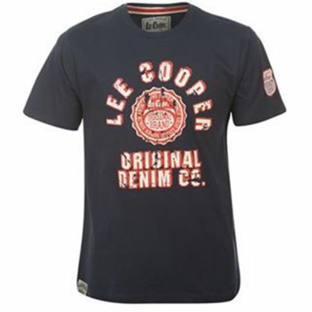 Vand Tricou Lee Cooper NAVY - Pret | Preturi Vand Tricou Lee Cooper NAVY