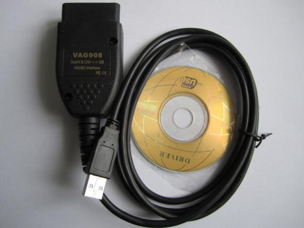 Vand Interfata Vag-Com (VCDS) 908 OBD II pe USB pt VW, Audi,Seat,Skoda - Pret | Preturi Vand Interfata Vag-Com (VCDS) 908 OBD II pe USB pt VW, Audi,Seat,Skoda
