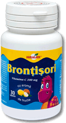 Brontisori Vitamina C 100mg *30tb - Pret | Preturi Brontisori Vitamina C 100mg *30tb