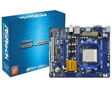Asrock N68-VGS3FX, DDR3, Socket AM3+, mATX, Bulk - Pret | Preturi Asrock N68-VGS3FX, DDR3, Socket AM3+, mATX, Bulk