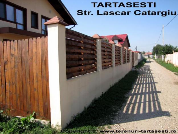 Particular vand teren 500mp Tartasesti, Str Lascar Catargiu - Pret | Preturi Particular vand teren 500mp Tartasesti, Str Lascar Catargiu