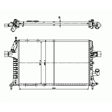 Radiator racire Opel Astra G - Pret | Preturi Radiator racire Opel Astra G