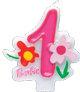 Lumanare de tort cifra 1 BARBIE FLOWER - Pret | Preturi Lumanare de tort cifra 1 BARBIE FLOWER