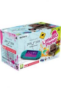 Consola PSP 3000 Slim &amp; Lite Turquoise + LittleBigPlanet PSP - Pret | Preturi Consola PSP 3000 Slim &amp; Lite Turquoise + LittleBigPlanet PSP