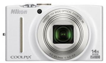 Camera digitala Nikon Coolpix S8200, 16Mp, 14x optic, 2x digital, 3" Display, SD/SDHC/SDXC, alb - Pret | Preturi Camera digitala Nikon Coolpix S8200, 16Mp, 14x optic, 2x digital, 3" Display, SD/SDHC/SDXC, alb