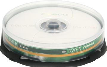 DVD-R Omega 16x, 4.7GB, 120 min, 10 buc/cake - Pret | Preturi DVD-R Omega 16x, 4.7GB, 120 min, 10 buc/cake