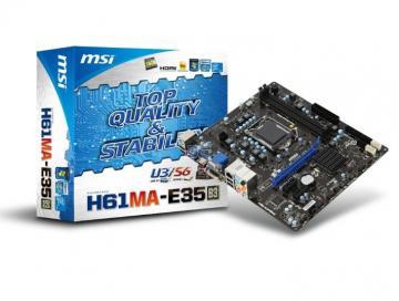 MSI H61MA-E35, DDR3, Socket LGA1155, mATX - Pret | Preturi MSI H61MA-E35, DDR3, Socket LGA1155, mATX