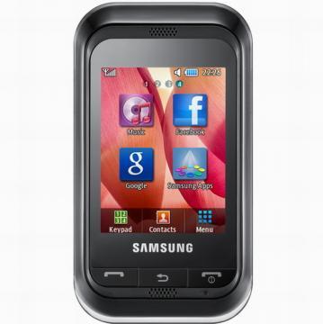 Samsung C3300K Champ este un telefon cu touchscreen care se adreseaza tinerilor, avand un pret foarte mic. Serviciile de socializare integrate fac din Samsung Champ un gadget potrivit pentru cei care nu vor sa rateze nici un status de pe Facebook - Pret | Preturi Samsung C3300K Champ este un telefon cu touchscreen care se adreseaza tinerilor, avand un pret foarte mic. Serviciile de socializare integrate fac din Samsung Champ un gadget potrivit pentru cei care nu vor sa rateze nici un status de pe Facebook