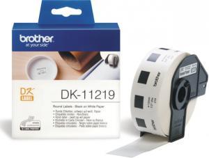 Banda de etichete 12x12mm Brother DK11219 - Pret | Preturi Banda de etichete 12x12mm Brother DK11219