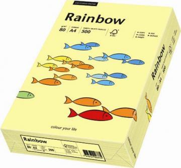Hartie copiator Rainbow, A4, 80 g/mÂ², 500 coli/top, galben pal, Canary - Pret | Preturi Hartie copiator Rainbow, A4, 80 g/mÂ², 500 coli/top, galben pal, Canary