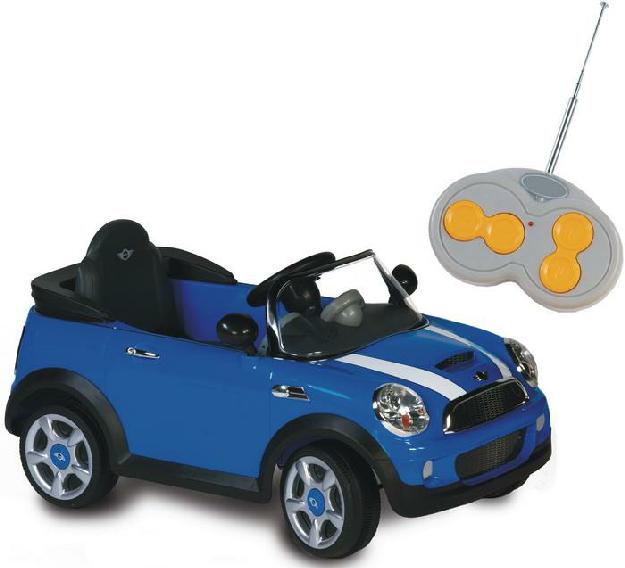 Masinuta electrica cu telecomanda Mini Cooper S Albastru - Pret | Preturi Masinuta electrica cu telecomanda Mini Cooper S Albastru