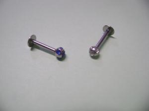 Piercing buza din titanium - PC2C - Pret | Preturi Piercing buza din titanium - PC2C