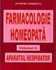 Farmacologie homeopatÄƒ - Volumul II - Aparatul respirator - Pret | Preturi Farmacologie homeopatÄƒ - Volumul II - Aparatul respirator