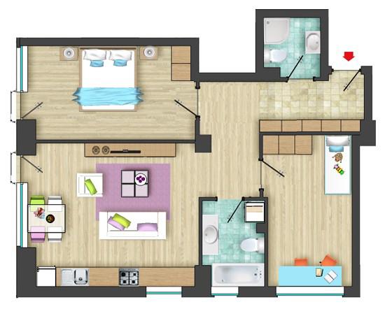 Vand apartament nou cu 3 camere - Pret | Preturi Vand apartament nou cu 3 camere