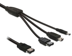 Cablu eSATAp 5V eSATA-mini USB-DC 1m, Delock 82467 - Pret | Preturi Cablu eSATAp 5V eSATA-mini USB-DC 1m, Delock 82467