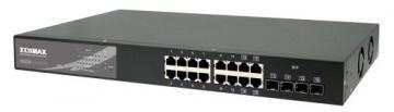 Switch 24 Ports Gigabit Web Smart Rackmount, Port Mirroring, 4 ports Dual Gigabit, Multicast/Broadcast, Edimax ES-5240G+ - Pret | Preturi Switch 24 Ports Gigabit Web Smart Rackmount, Port Mirroring, 4 ports Dual Gigabit, Multicast/Broadcast, Edimax ES-5240G+