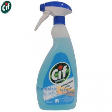 Solutie pentru geamuri Cif Professional pulverizator 750 ml - Pret | Preturi Solutie pentru geamuri Cif Professional pulverizator 750 ml