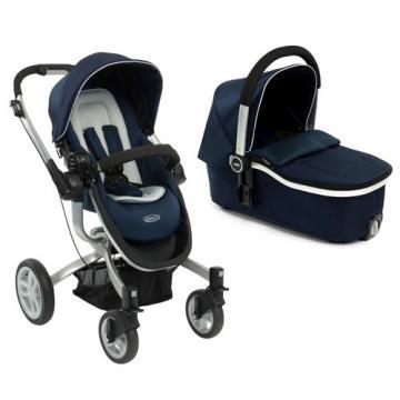 Graco - Sistem Symbio Carucior si Landou Peacoat - Pret | Preturi Graco - Sistem Symbio Carucior si Landou Peacoat