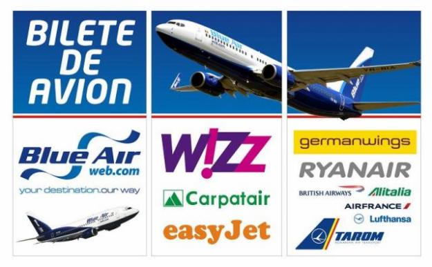 Bilete low-cost Blue-Air, Wizz Air, etc - Pret | Preturi Bilete low-cost Blue-Air, Wizz Air, etc