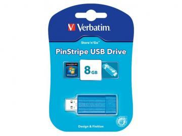 Pen Flash 8GB PinStripe, 10Mb/sec citire, 4MB/sec scriere, USB2.0, albastru, Verbatim (47398) - Pret | Preturi Pen Flash 8GB PinStripe, 10Mb/sec citire, 4MB/sec scriere, USB2.0, albastru, Verbatim (47398)