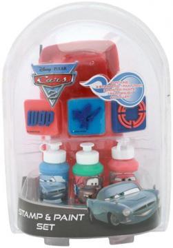 Set stampile si pictura Disney Cars - Pret | Preturi Set stampile si pictura Disney Cars