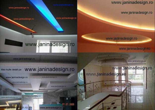 Amenajari Decoratiuni Interioare cu Rigips Scafe Forme Modele Gips Carton Zugraveli - Pret | Preturi Amenajari Decoratiuni Interioare cu Rigips Scafe Forme Modele Gips Carton Zugraveli