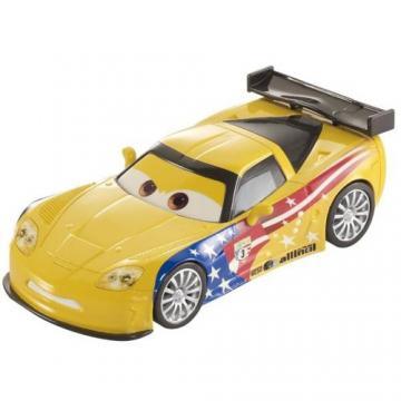 Mattel - Masinuta Cars 2 care Merge cu Spatele Jeff Corvette - Pret | Preturi Mattel - Masinuta Cars 2 care Merge cu Spatele Jeff Corvette
