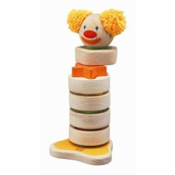 Plan Toys jucarii lemn Clown - Pret | Preturi Plan Toys jucarii lemn Clown